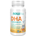 NOW Kids Chewable DHA 100 mg, 60 softgels, front of bottle