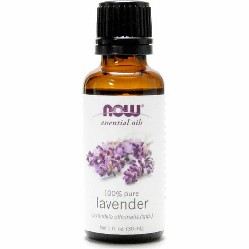 NOW Lavender Oil, 1 fl oz, front of bottle
