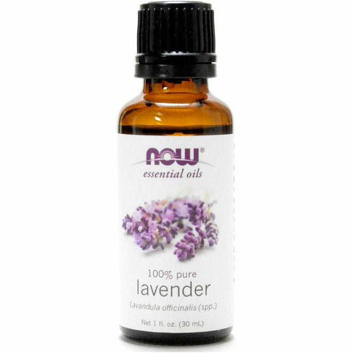 NOW Lavender Oil, 1 fl oz, front of bottle