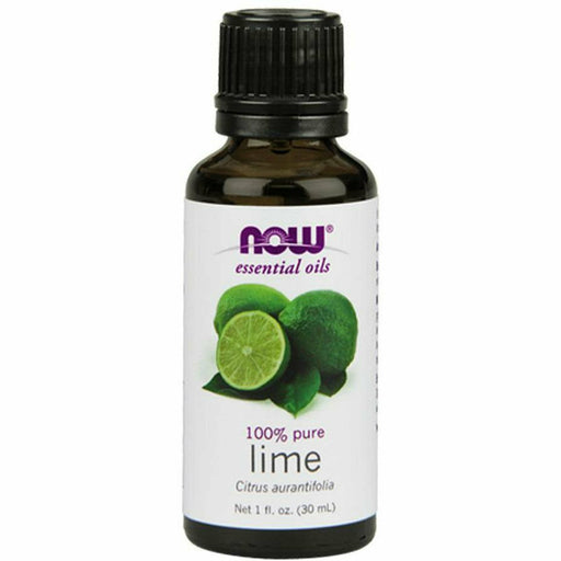 NOW Lime Oil, 1 oz, front of bottle