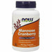 NOW Mannose Cranberry 500 mg, 90 veg capsules, front of bottle