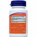 NOW Melatonin 5 mg 60 veg capsules supplement facts label