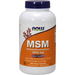 NOW MSM 1000 mg, 240 capsules, front of bottle