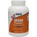 NOW MSM Powder, 1 lb, front of jar