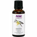 NOW Natural Vanilla in Jojoba Oil, 1 oz, front of bottle