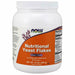 NOW Nutritional Yeast Flakes, 10 oz, front of jar