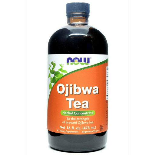 NOW Ojibwa Tea (Liquid), 16 fl oz, front of bottle