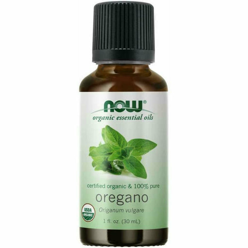 NOW Oregano Oil Organic, 1 fl oz, front of bottle