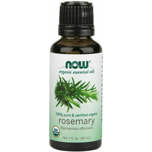 NOW Organic Rosemary Oil, 1 oz, front of bottle