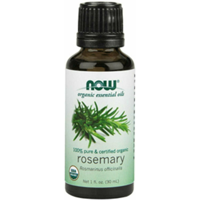 NOW Organic Rosemary Oil, 1 oz, front of bottle