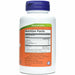 NOW Organic Spirulina 1000 mg 120 tablets supplement facts label