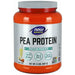 NOW Pea Protein Vanilla Toffee, 2 lb, front of jar