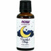 NOW Peaceful Sleep Oil Blend, 1 oz, front of bottle