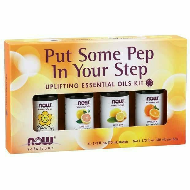NOW Put Some Pep In Your Step Uplifting Kit, front of kit box