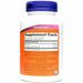 NOW Quercetin with Bromelain 120 veg capsules supplement facts label