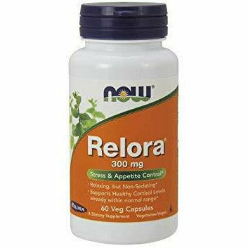 NOW Relora 300 mg, 60 veg capsules, front of bottle