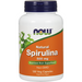 NOW Spirulina 500 mg, 120 veg capsules, front of bottle