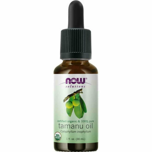 NOW Tamanu Oil Organic, 1 fl oz, front of bottle
