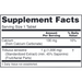 NOW Tribulus 1,000 mg supplement facts label
