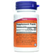 NOW Vitamin D-3 2000 IU 240 softgels supplement facts label