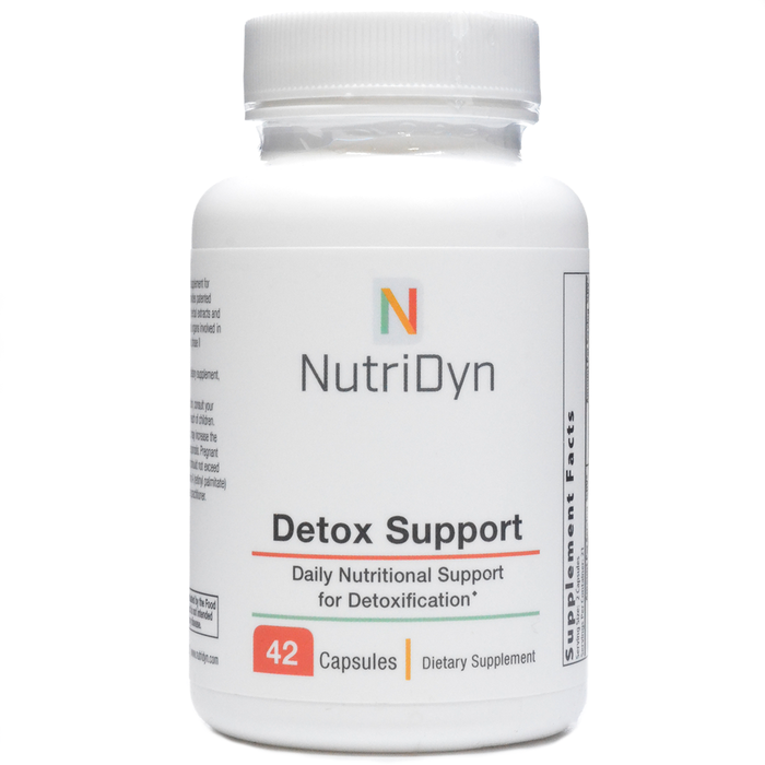 NutriDyn Detox Support, 42 capsules, front of bottle