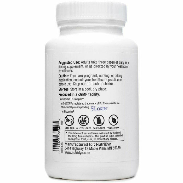 NutriDyn Herbal Eze 90 tablets suggested use label