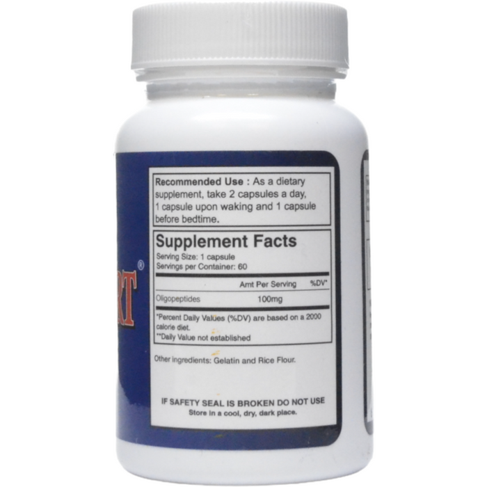 NutriDyn Humanofort 60 capsules supplement facts label