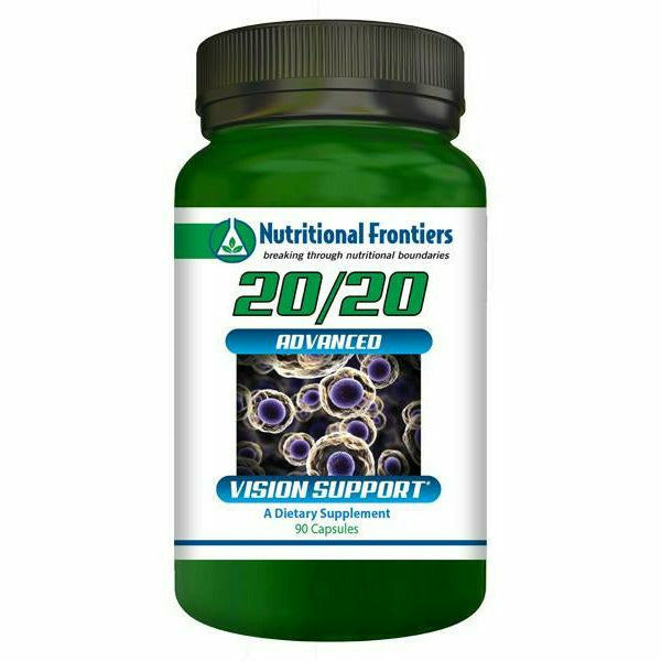 Nutritional Frontiers 20/20 Eye Formula, 90 capsules, front of bottle
