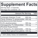 Nutritional Frontiers AdrenaMax 90 veg capsules supplement facts label