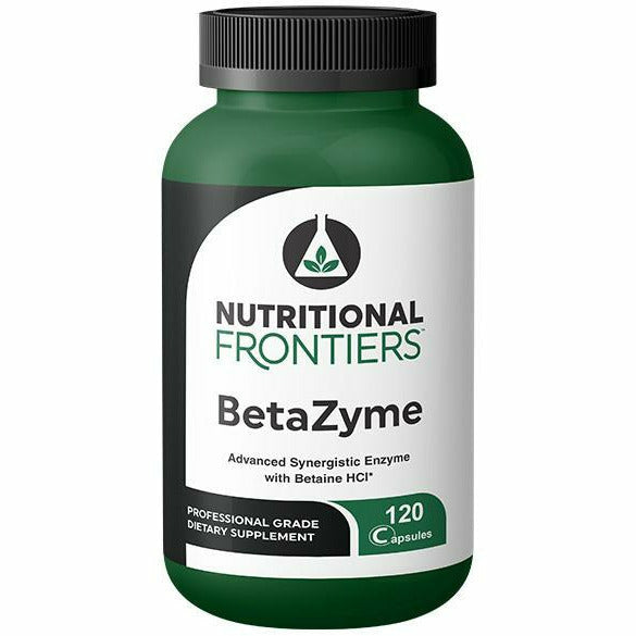 Nutritional Frontiers BetaZyme, 120 capsules, front of bottle