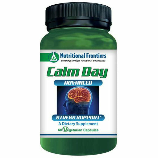 Nutritional Frontiers Calm Day, 60 veg capsules, front of bottle