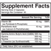 Nutritional Frontiers Calm Day 60 veg capsules supplement facts label