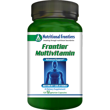Nutritional Frontiers Frontier Multivitamin, 120 veg capsules, front of bottle