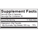 Nutritional Frontiers Mag Complete 300 120 veg capsules supplement facts label