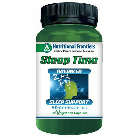 Nutritional Frontiers Sleep Time, 60 veg capsules, front of bottle