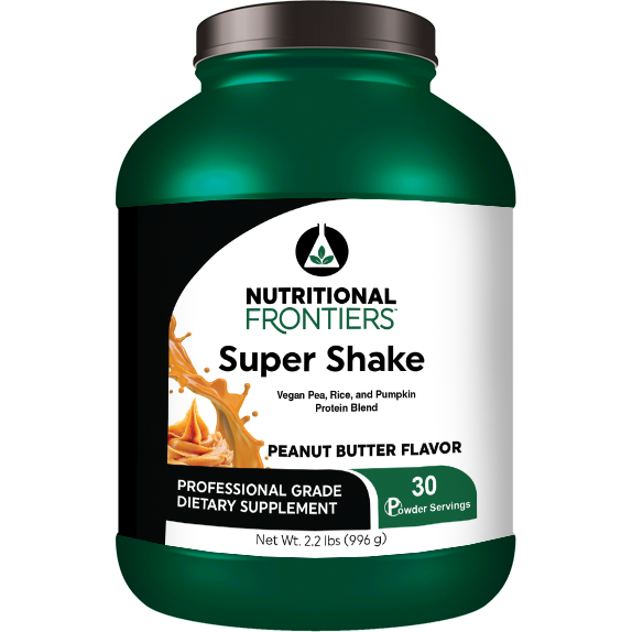 Nutritional Frontiers Super Shake Peanut Butter, 30 servings, front of container