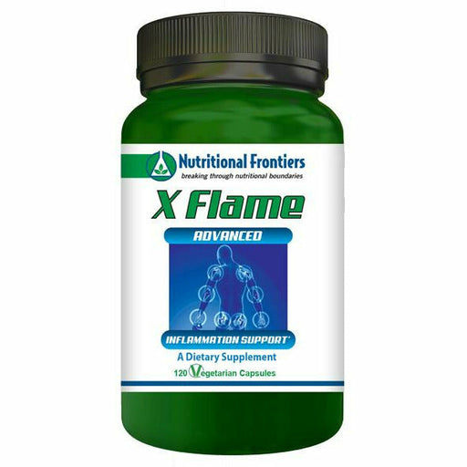 Nutritional Frontiers X Flame, 120 veg capsules, front of bottle