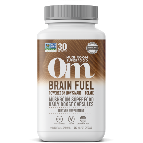 Om Mushroom Brain Fuel 90 veg capsules