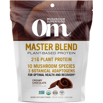 Om Mushroom Master Blend Chocolate Protein 19.26 oz