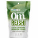 Om Mushroom Reishi (Ganoderma lucidum) Organic Mushroom Powder, 100 g, front of pouch