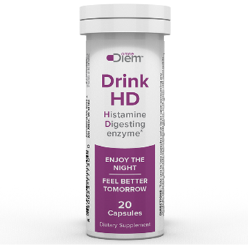 Omne Diem Drink HD, 20 capsules, front of tube