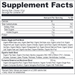 Ancient Nutrition, Organic SuperGreens Powder 25 Servings Watermelon Flavor Supplement Facts Label