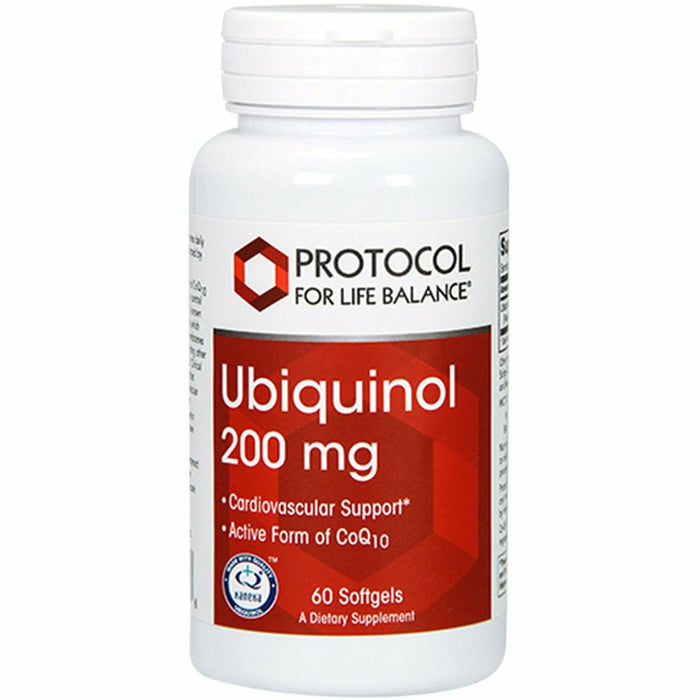 Protocol For Life Balance, Ubiquinol 200 mg 60 gels 