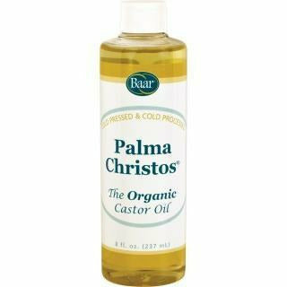 Baar Products, Palma Christos Organic Castor Oil 8 Oz