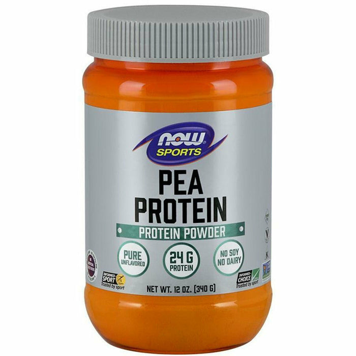 NOW, Pea Protein Unflavored 12 oz
