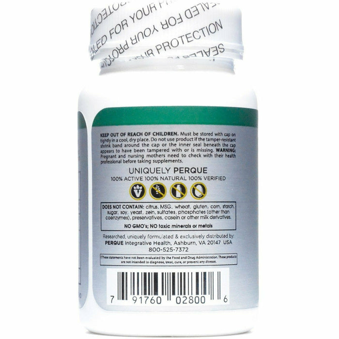 PERQUE Activated B-12 Guard 2000 mcg 100 lozenges label information panel