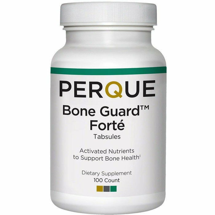 PERQUE Bone Guard Forte, 100 tabsules, front of bottle