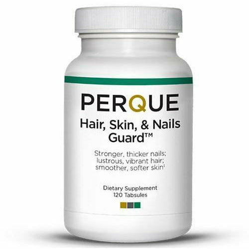PERQUE Hair Skin & Nails Guard, 120 tablets, front of bottle