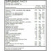 PERQUE Hair Skin & Nails Guard 120 tablets supplement facts label