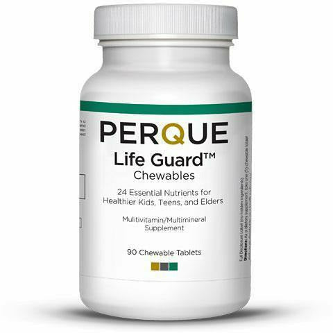 PERQUE Life Guard Chewables, 90 chewable tablets, front of bottle